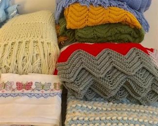 Handmade Quilts, Crotchet Theows and Electric Blankets