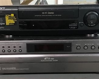Vintage JVC, Sony Stereo Equipment