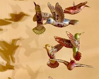 Vintage porcelain Bird Chimes