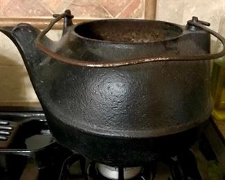 Vintage Cast Iron Kettle