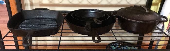 Vintage Cast Iron Skillets