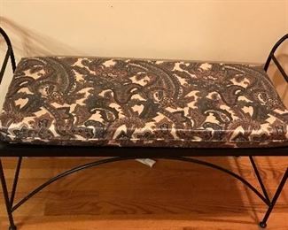 Contemporary Iron Bench