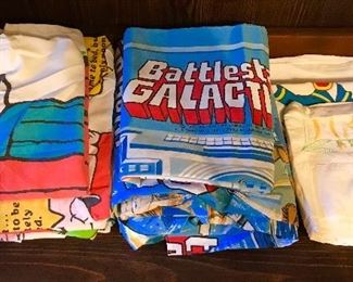Retro Peanuts, Battlestar Galactica Sheet Sets