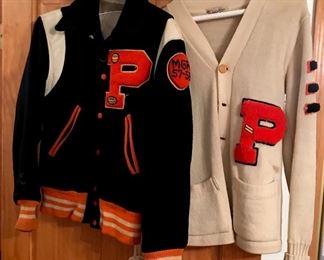 Vintage Letterman Jacket and Sweater