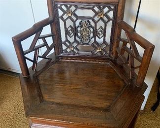 Carved Rosewood Chair