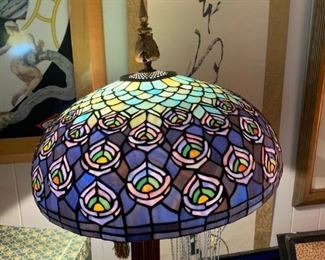 Purple Tiffany Style Lamp