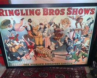 Ringling Brothers Shows Framed Poster