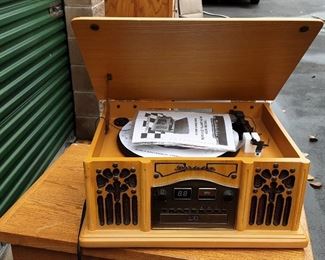 Stereo, CD, Tape player, radio never used
