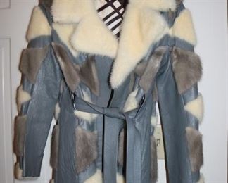 Vintage 70's Rabbit Fur Coat