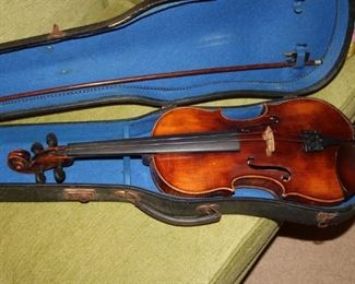 John Juzek Violin Made in Prague Signed