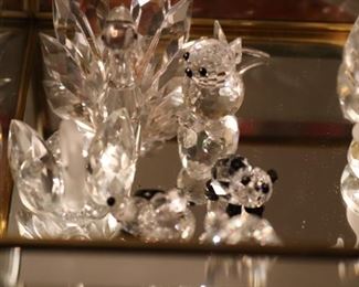 Miniature Swarovski Crystal Animals