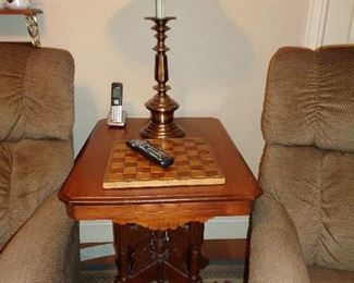 vintage walnut? lamp table