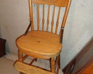 vintage high chair/stool