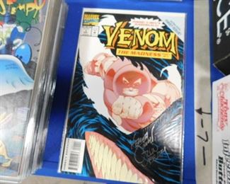 Venom signed comic book