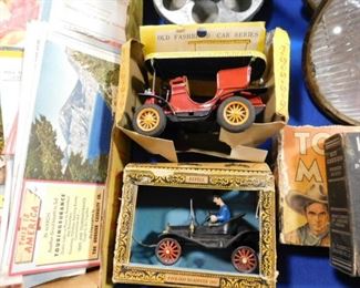 Vintage toy cars