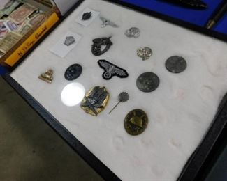 WWII German pins and patches