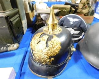 Leather German Military helmet