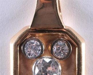 Diamond and Gold Pendant