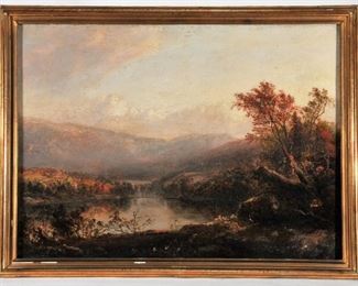 Thomas Doughty. Hudson River Painting