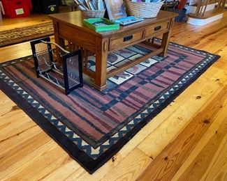 Moose area rug