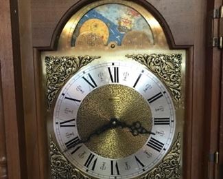 grandfather clock face