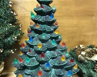 one of the nicer ceramic Christmas trees we've had