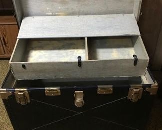 vintage trunk open