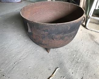 cast iron washpot