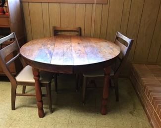 oak top table
