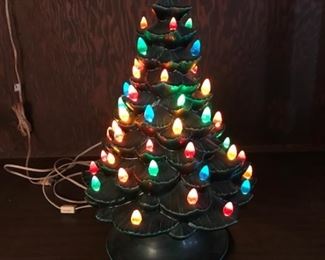 ceramic tree lit