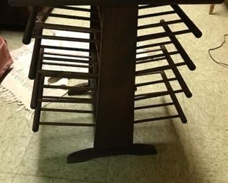 vintage sheet music/magazine stand