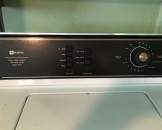 maytag washer controls