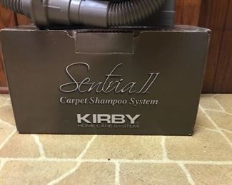 Kirby Sentria II vacuum shampoo kit box