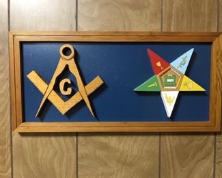 Masons & OES plaque