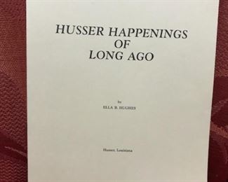 Husser Happenings of Long Ago (Ella B. Hughes)