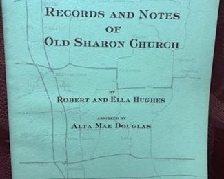 Records and Notes of Old Sharon Church (Hughes &  Hughes)