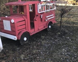 Children's Play-On Fire Truck