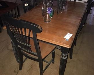 Kitchen or Dining Room Table with Four Chairs