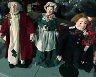 Department 56 - Cratchit Family and Scrooge Collectible Figurines