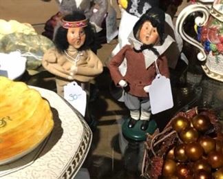 Byers - Pilgrim Christmas Caroler Figurines, Highly Collectible.