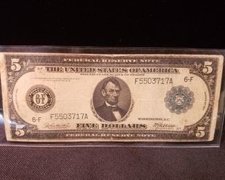 1914 Federal Reserve Note