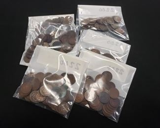 Indian Head Pennies by the bag