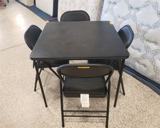 Folding Table and four Chairs