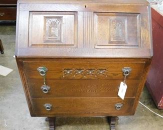 Oak bureau desk