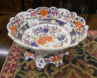 Imari punch bowl