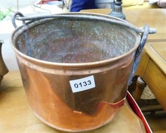 vintage copper bucket