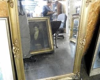 Nice gold leaf Beveled mirror