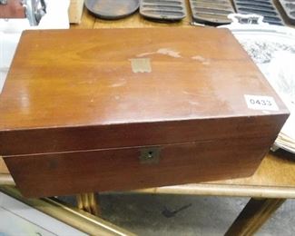 MAHOGANY LAP DESK