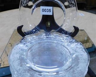 6 FOSTORIA NAVARRE PLATES