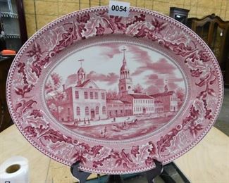 INDEPENDENCE HALL PLATTER BY JOHNSON BROS.